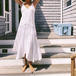 American Southside white maxi dress